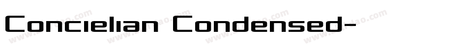 Concielian Condensed字体转换